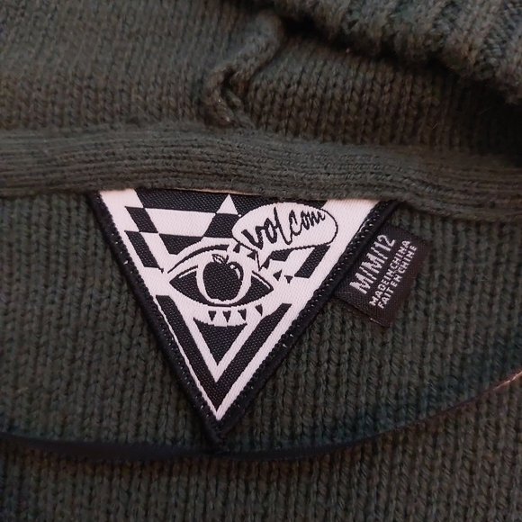 Volcom cardigan with hood size M - Picture 5 of 8
